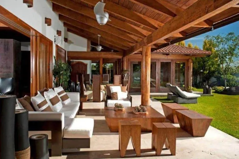 veranda in legno