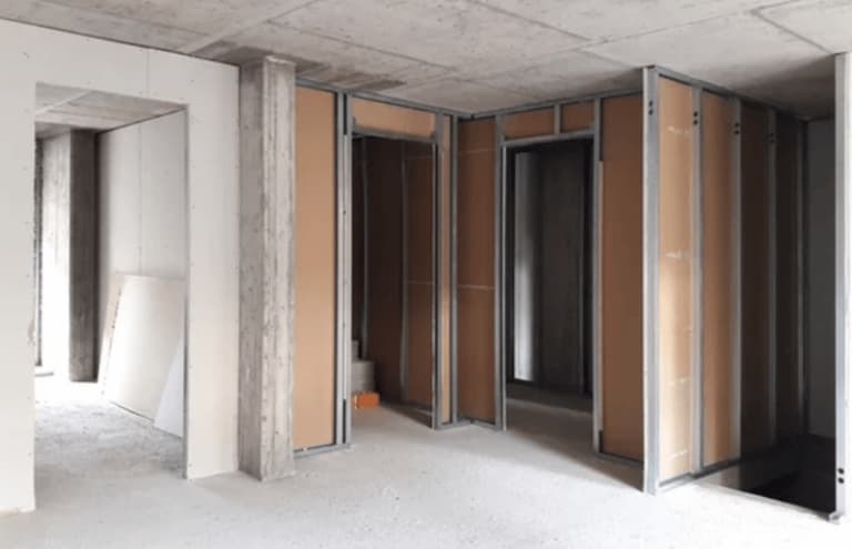 Dividere stanza con cartongesso